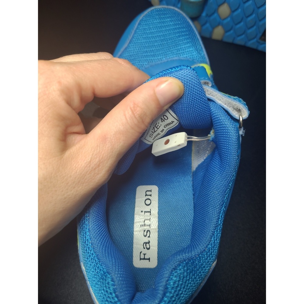 Aimoge Kids Shoes Fashion Sneakers, Blue, Heelies Skate Combo - Picture 5 of 7